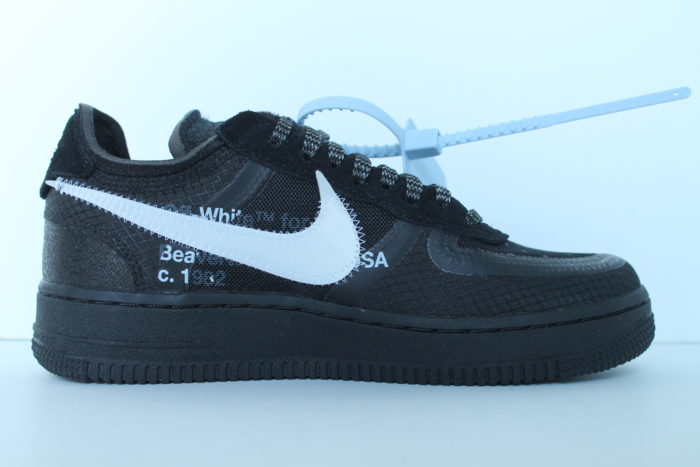 black air force off white