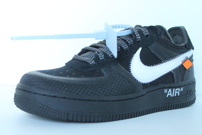 nike air force one x off white black