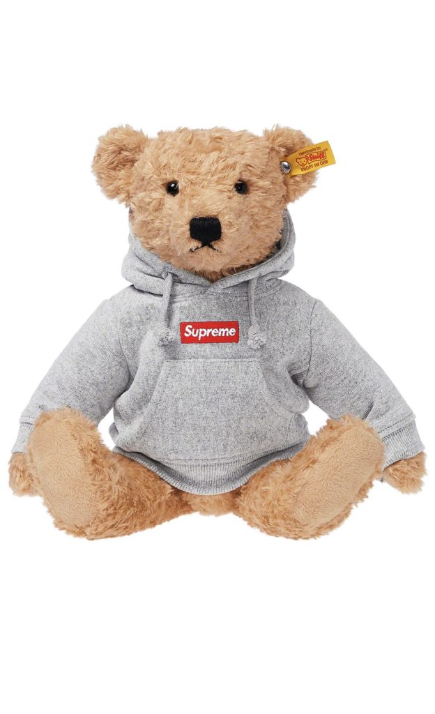 supreme x steiff teddy bear