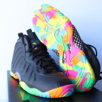 Nike Little Posite One QS(GS) - Black "Fruity Pebble Foams"