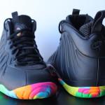 Nike Little Posite One QS(GS) - Black "Fruity Pebble Foams"