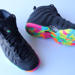 Nike Little Posite One QS(GS) - Black "Fruity Pebble Foams"