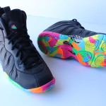 Nike Little Posite One QS(GS) - Black "Fruity Pebble Foams"