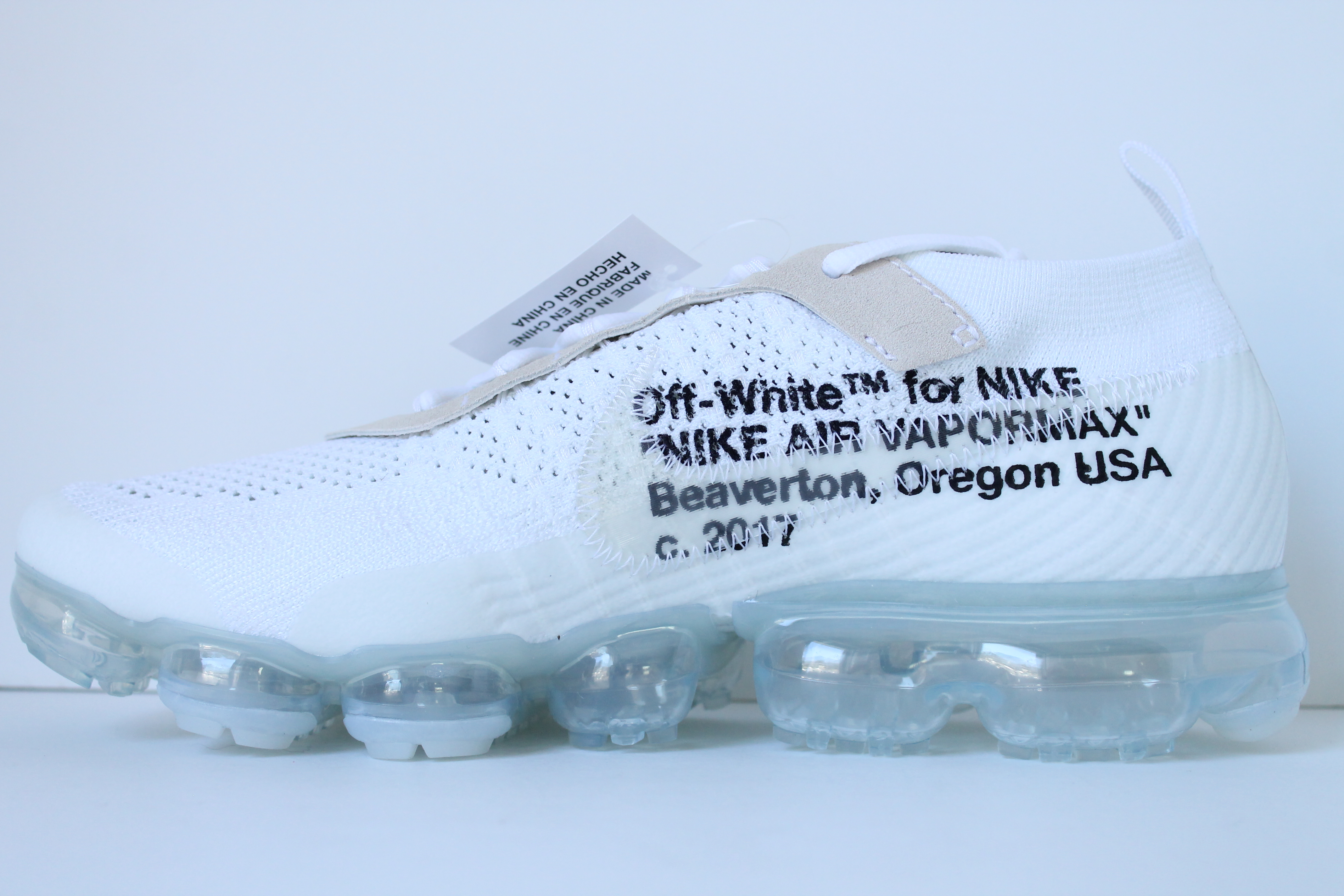 Nike Air Vapormax FK Off White The 10 Virgil Abloh Men 7.5 EUC