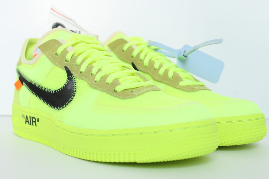 nike air force x off white volt