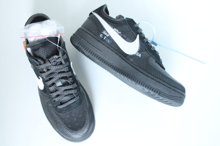 air force 1 x off white black