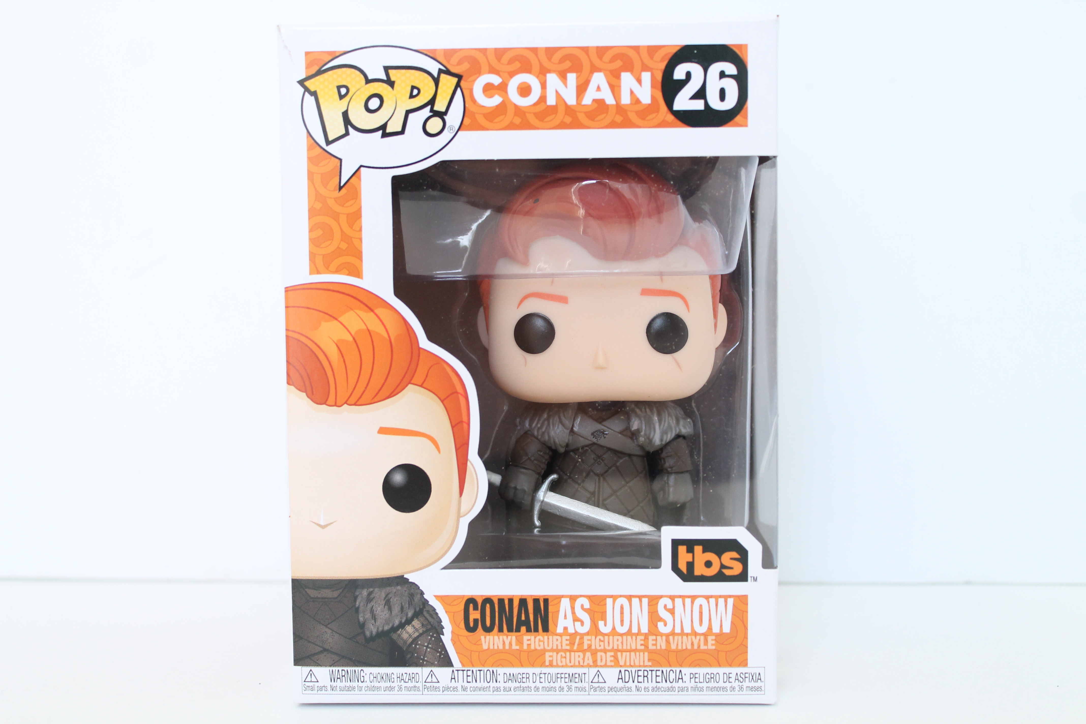 Damaged Box Funko POP! Conan as Jon Snow TBS Exclusive Game Of Thrones #26 SDCC 2019