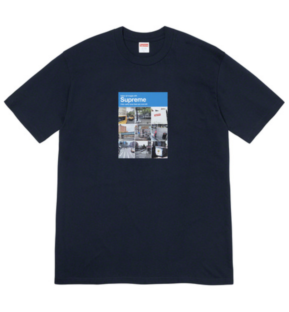 Supreme Verify Tee - Navy