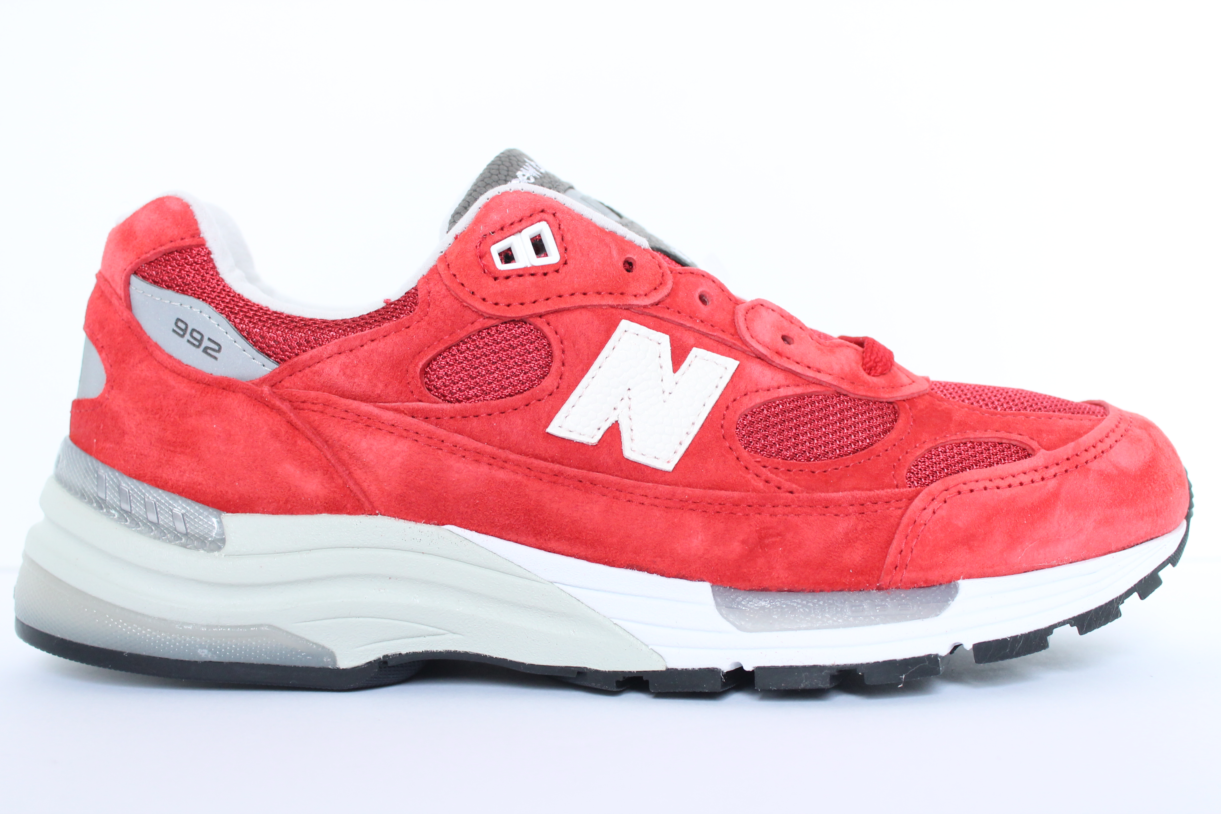 Kith For New Balance 992 - Team Red/Kool Grey - Kithmas Exclusive