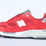 Kith For New Balance 992 - Team Red/Kool Grey - Kithmas Exclusive