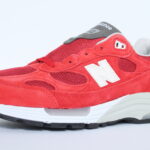 Kith For New Balance 992 - Team Red/Kool Grey - Kithmas Exclusive