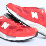 Kith For New Balance 992 - Team Red/Kool Grey - Kithmas Exclusive