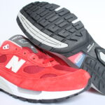 Kith For New Balance 992 - Team Red/Kool Grey - Kithmas Exclusive