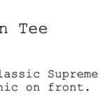 Supreme Rick Rubin Tee - Brown