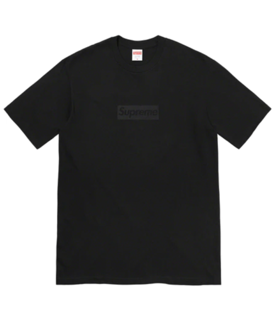 Supreme Tonal Box Logo Tee - Black