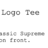 Supreme Tonal Box Logo Tee - Black