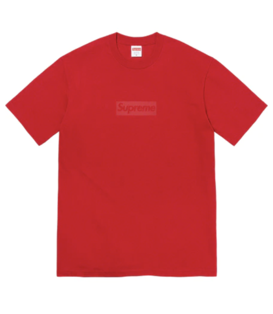 Supreme Tonal Box Logo Tee - Red