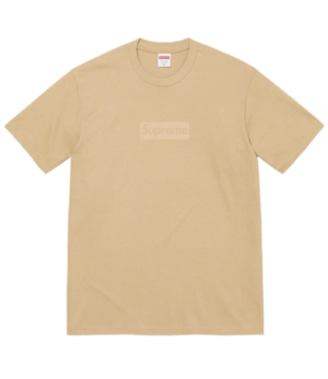 Supreme Tonal Box Logo Tee - Khaki